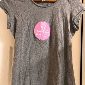 Gray Surfing Goat Dairy T-Shirt